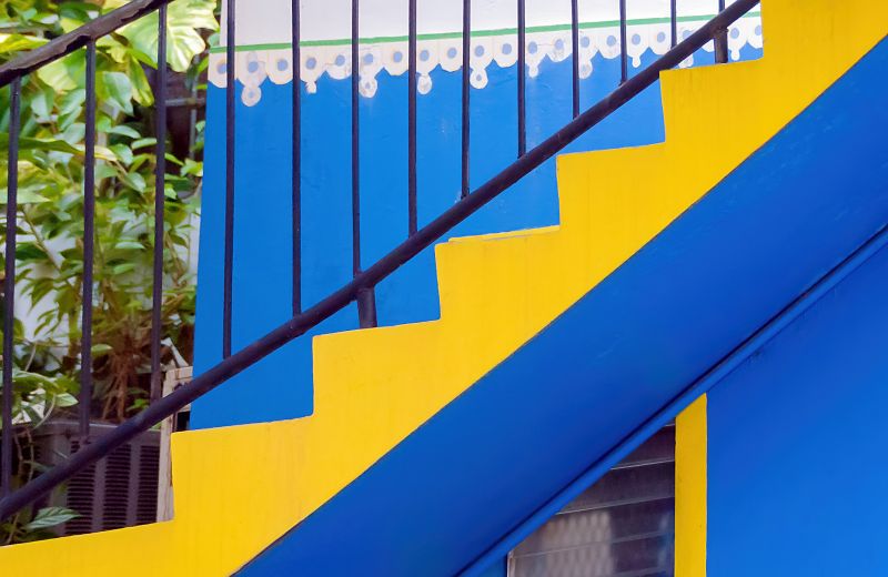 Exterior Staircase Painting