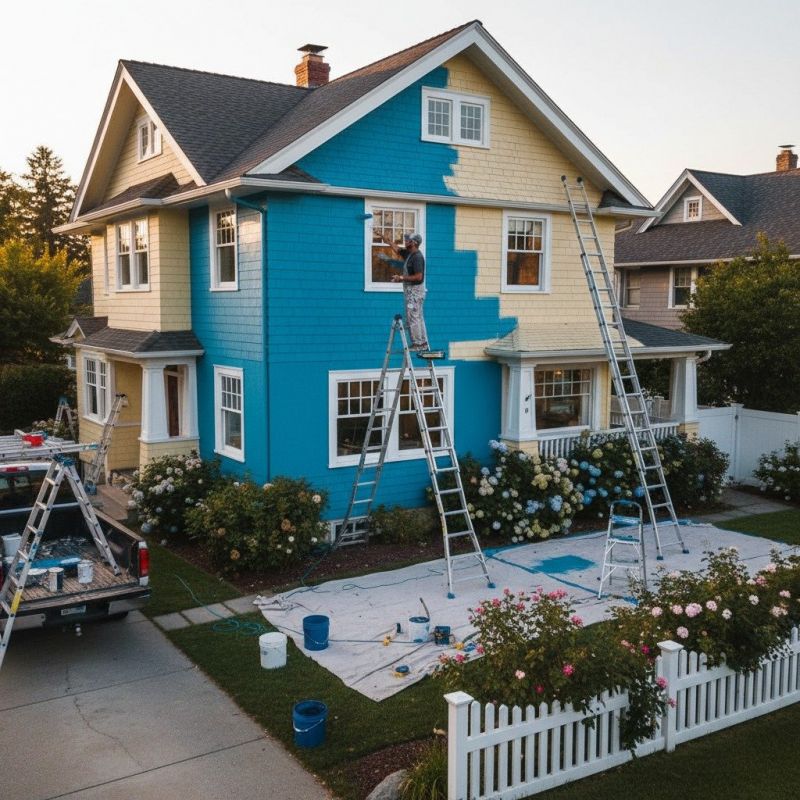 House Siding Painting